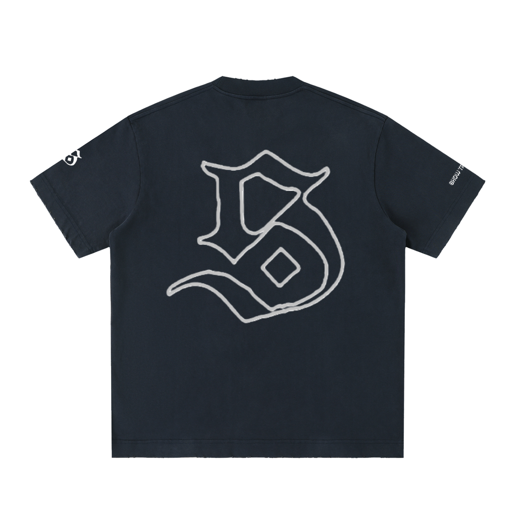 SDE Vintage Washed Frayed T-Shirt