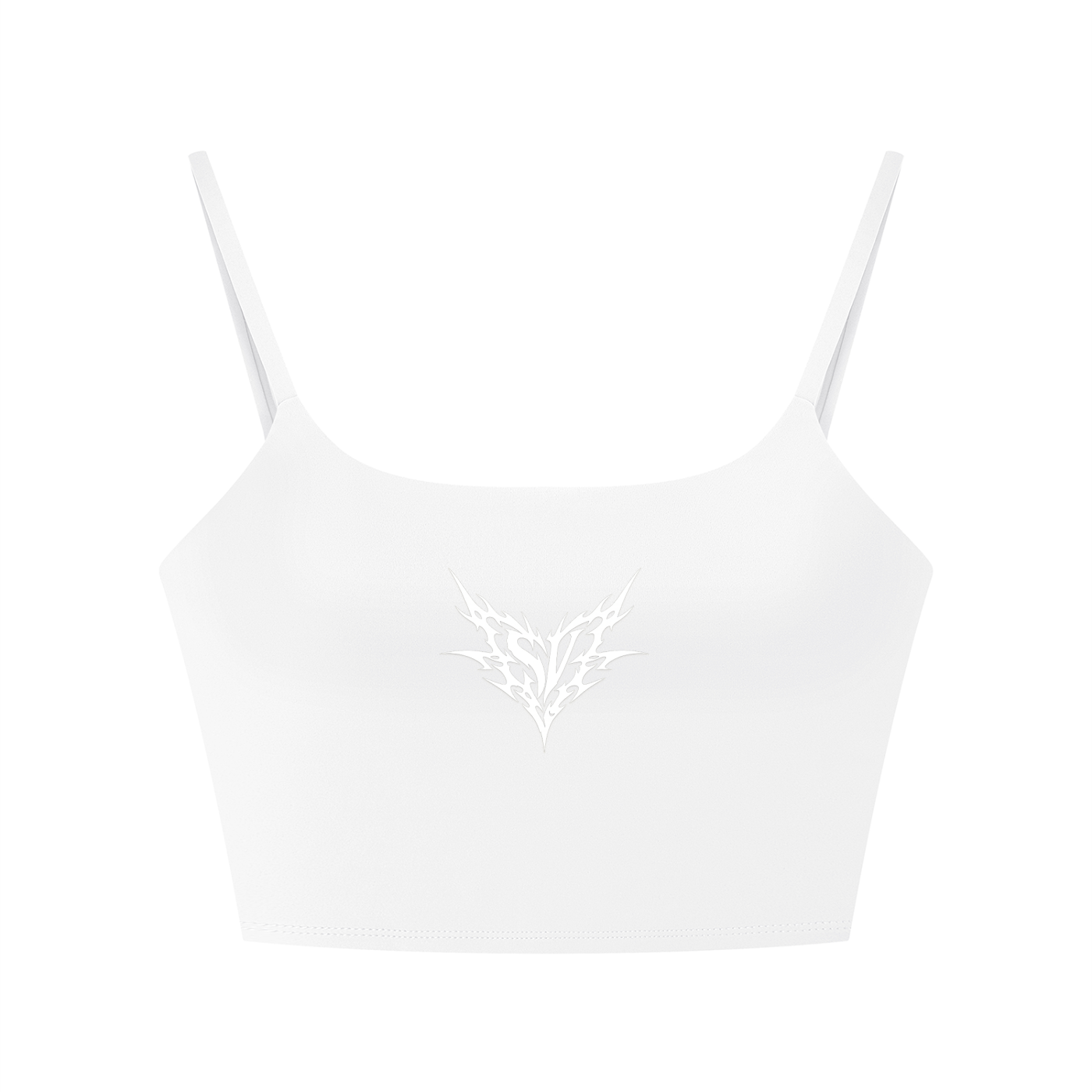 Barb Heart 02 Women's Solid Color Sports Bra