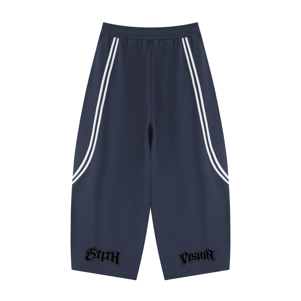 Unisex Wide Leg Piping Sweatpants