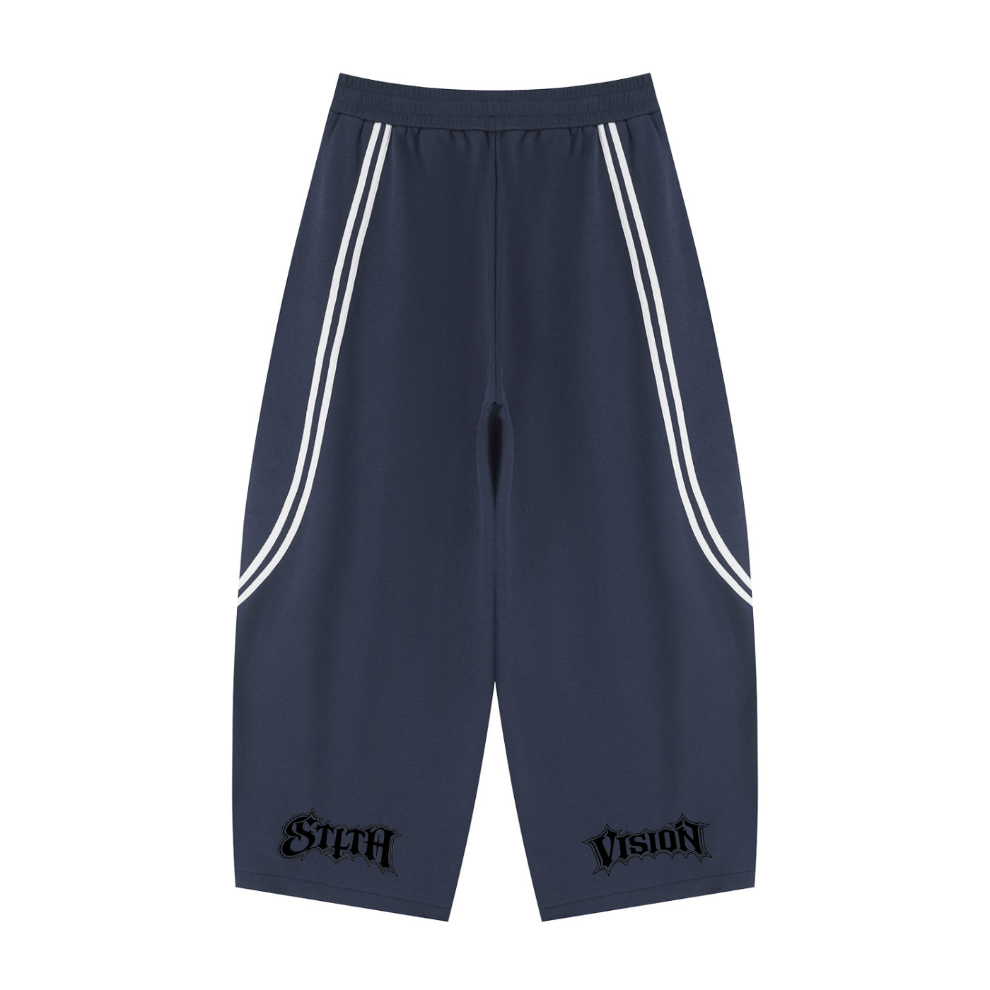 Unisex Wide Leg Piping Sweatpants