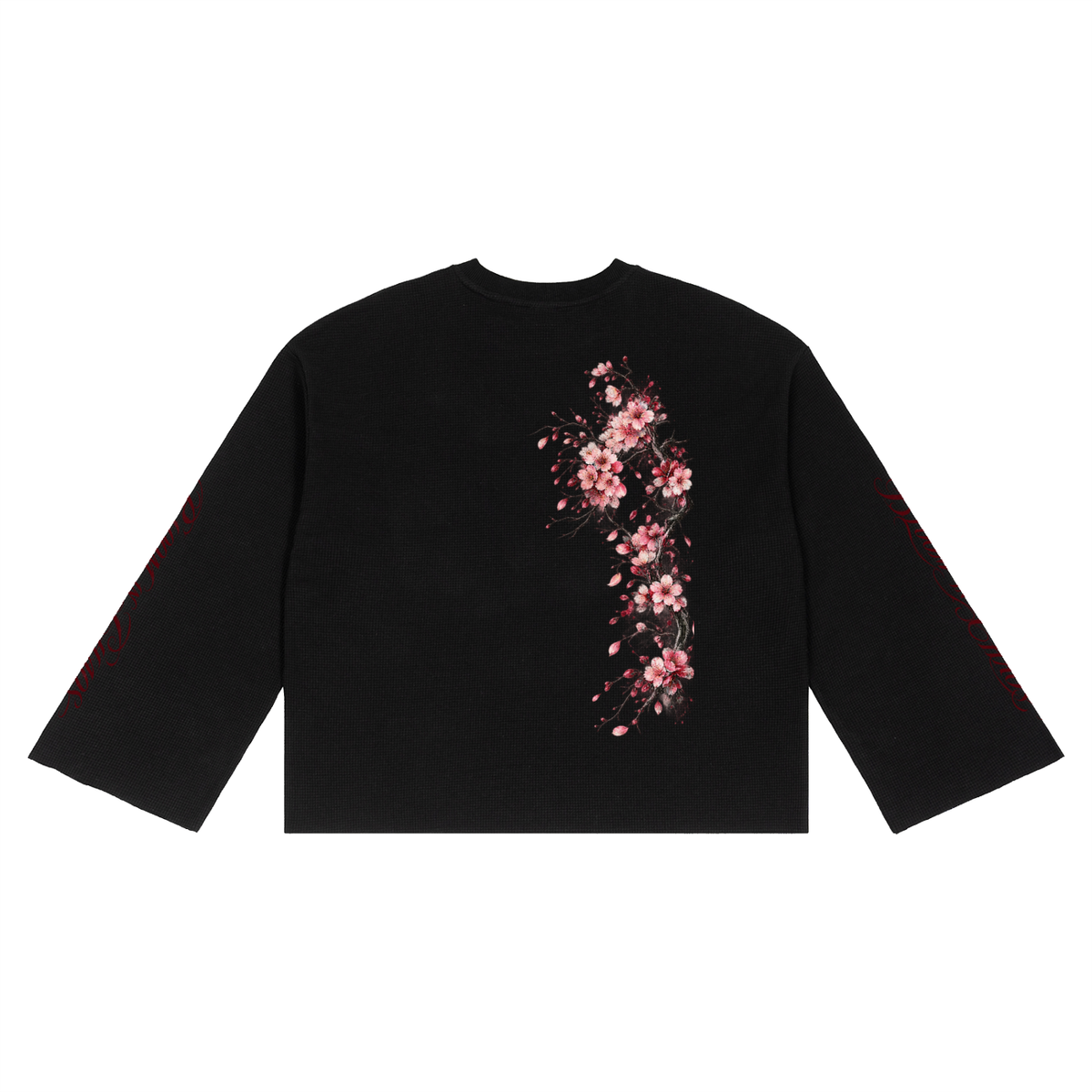 Blossom Waffle Raw Edge T-Shirt
