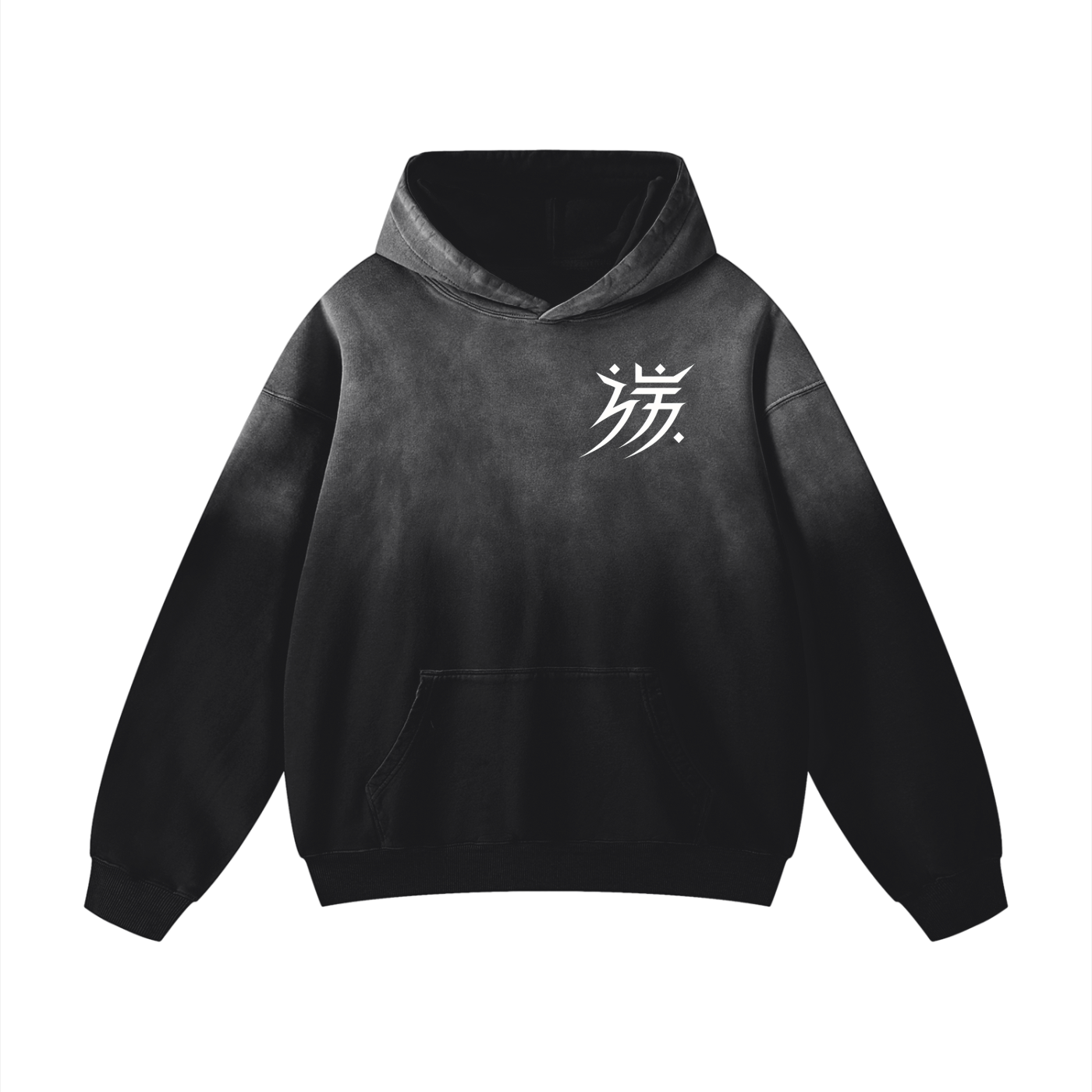 INTRO VERTED Heavyweight Sunfade Oversized Hoodie