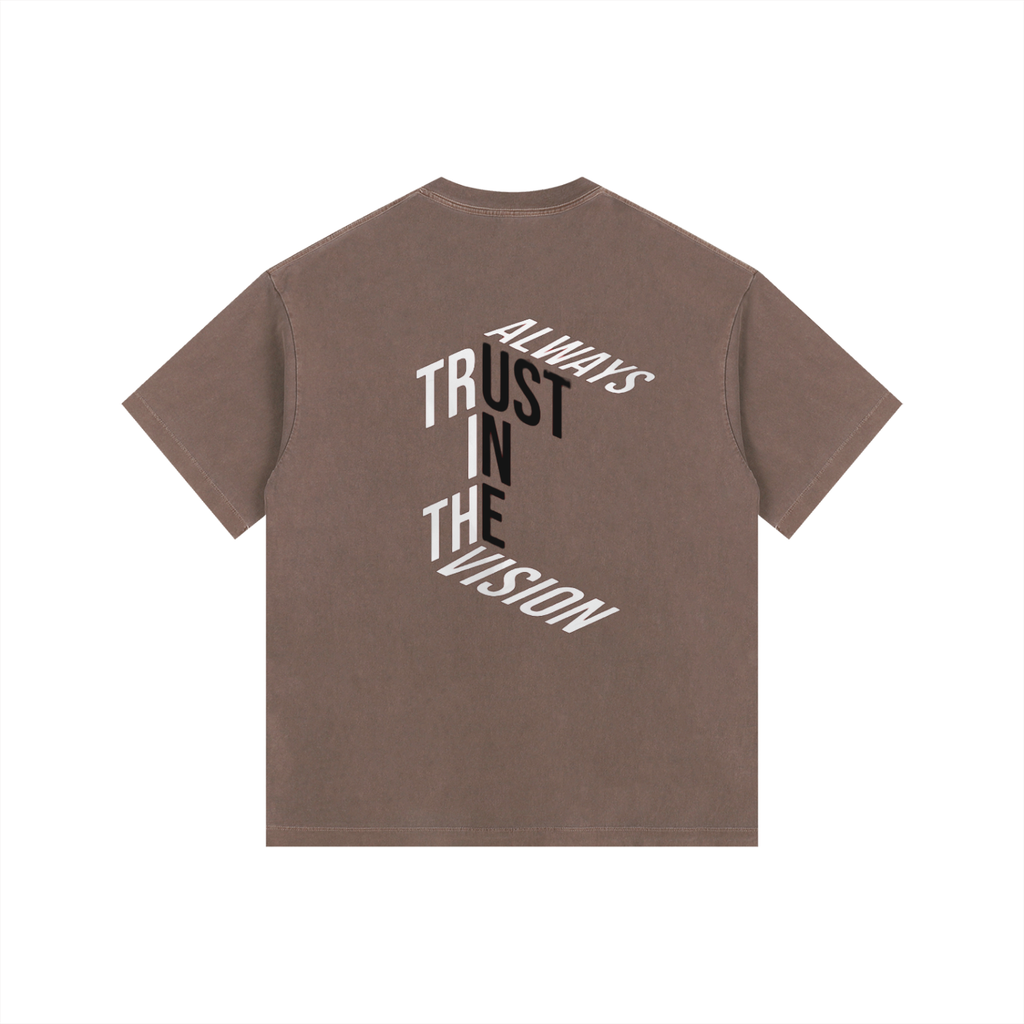 Trust Vintage Washed Oversized Cotton T-Shirt