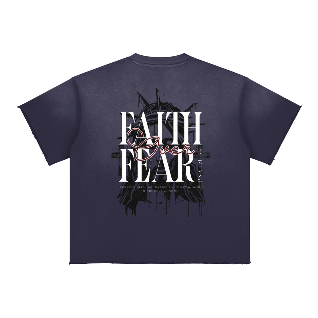 Stlth Faith Over Fear Sun FadeT-Shirt