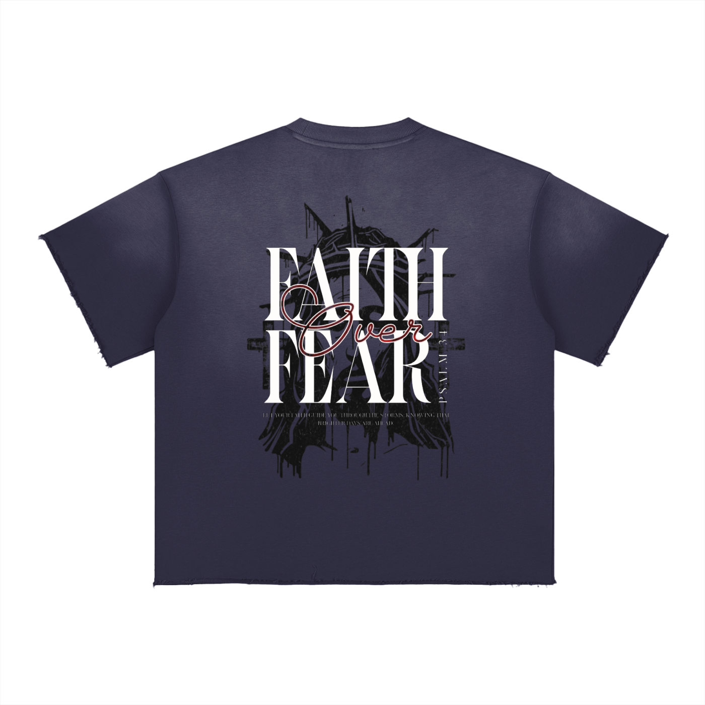 Stlth Faith Over Fear Sun FadeT-Shirt