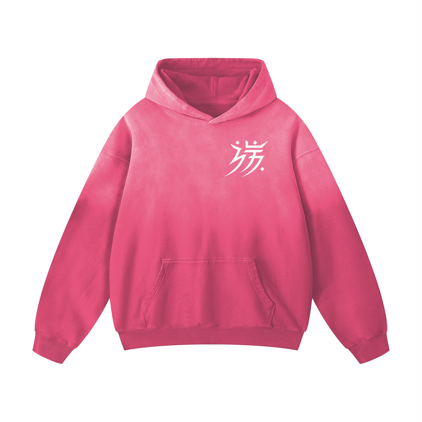 INTRO VERTED Heavyweight Sunfade Oversized Hoodie