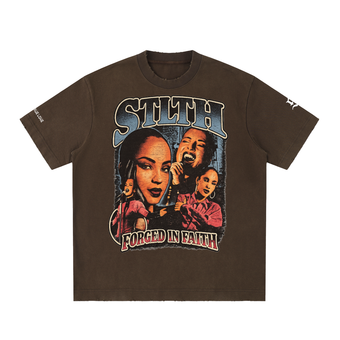SDE Vintage Washed Frayed T-Shirt