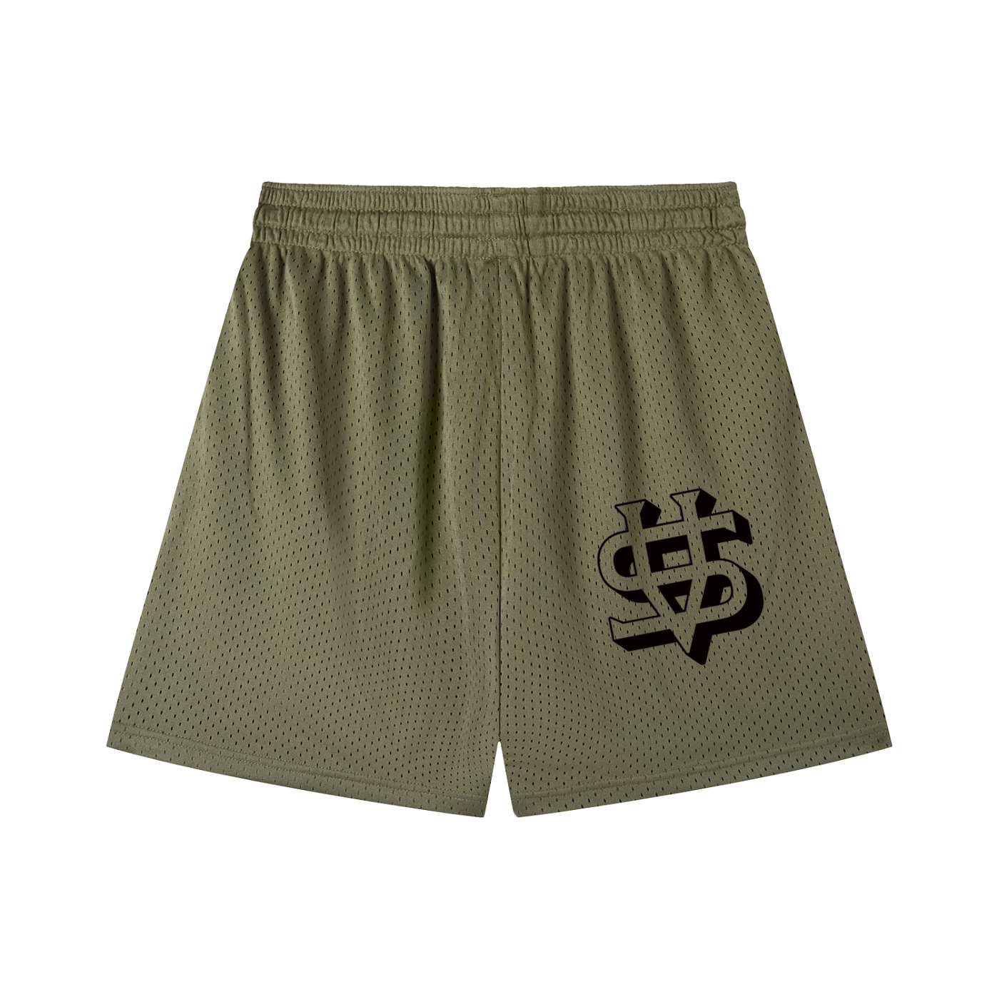 Mesh Drawstring Shorts