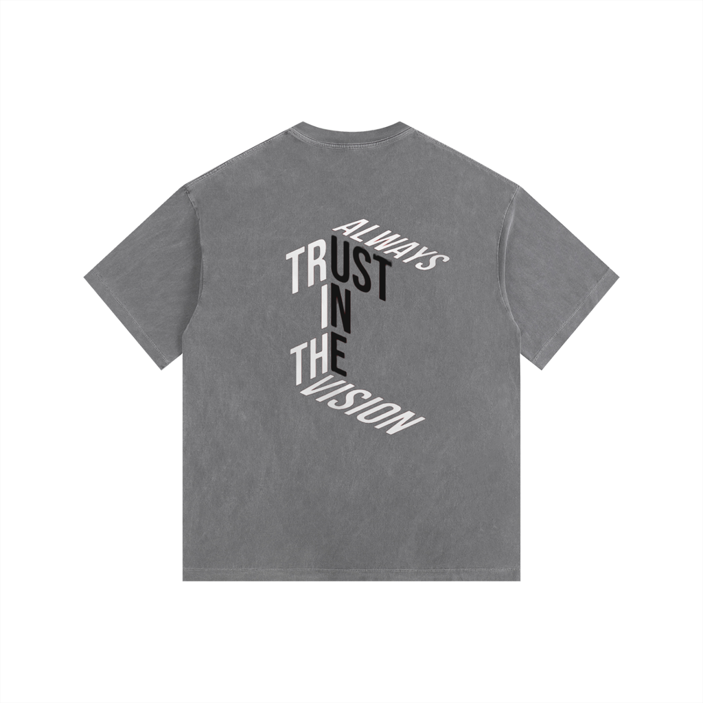 Trust Vintage Washed Oversized Cotton T-Shirt