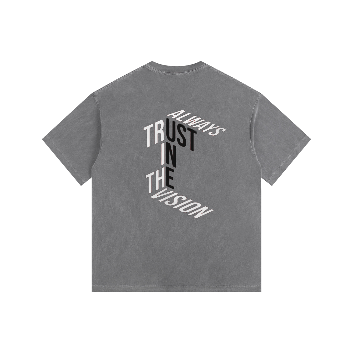 Trust Vintage Washed Oversized Cotton T-Shirt