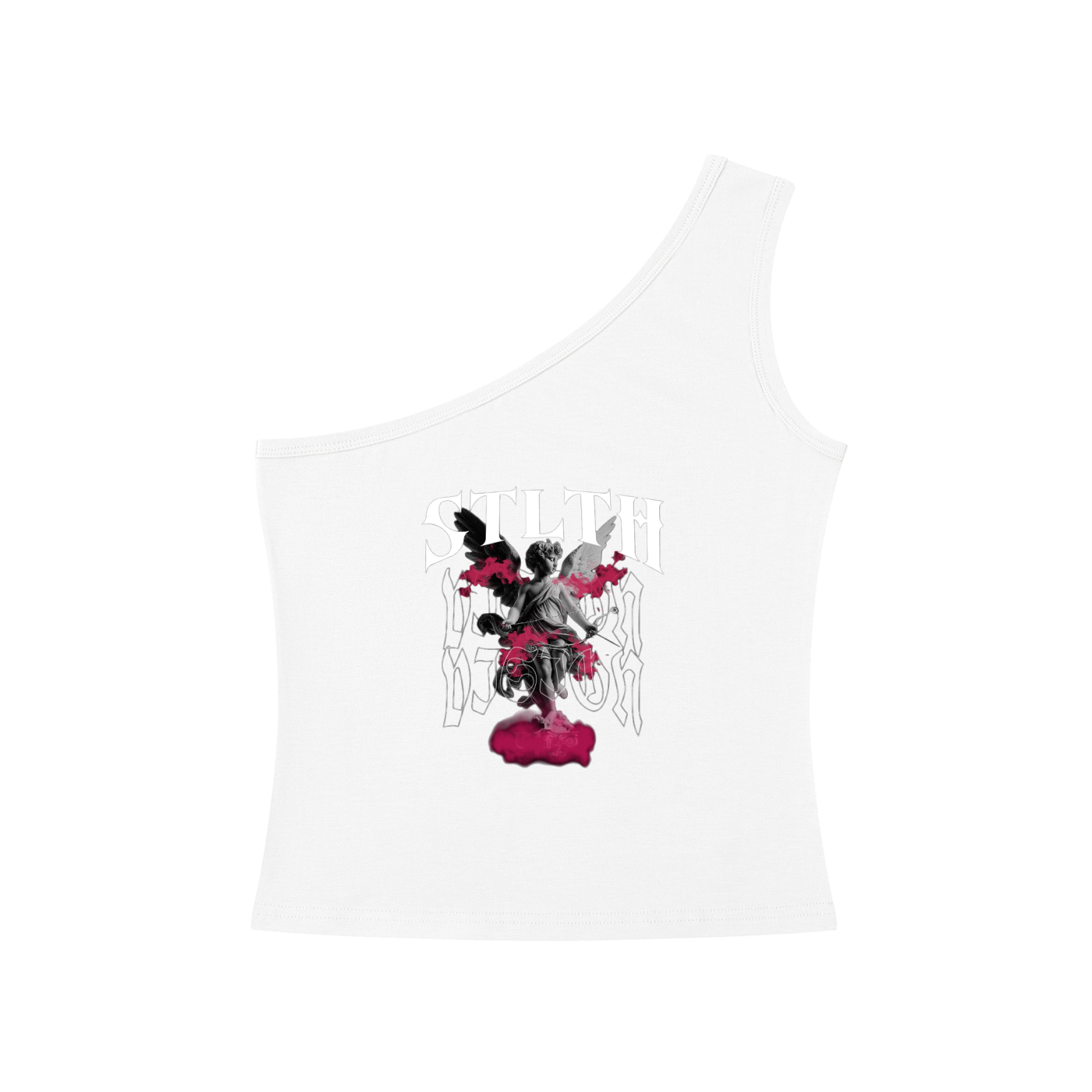 Women's One-Shoulder Crop T-Shirt