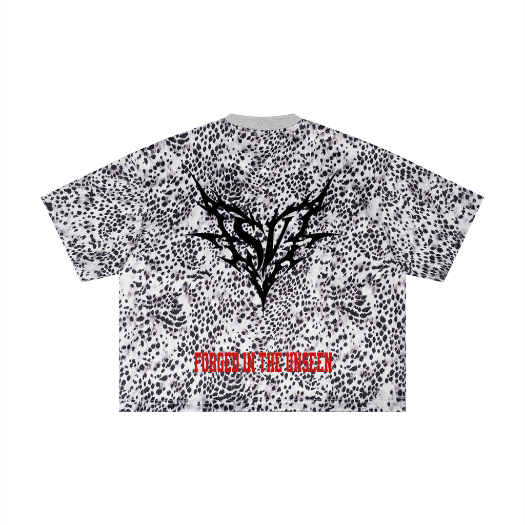 Unisex Leopard Print Boxy T-Shirt
