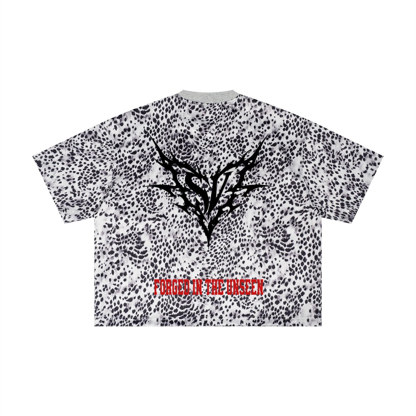 Unisex Leopard Print Boxy T-Shirt