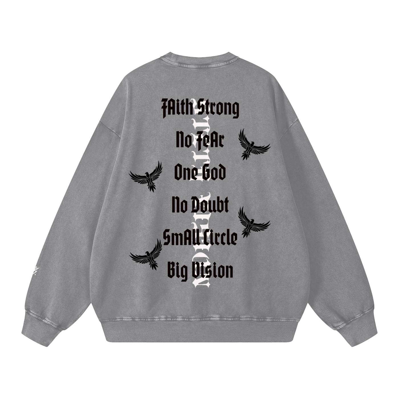 Snow Washed Oversized Sweatshirt