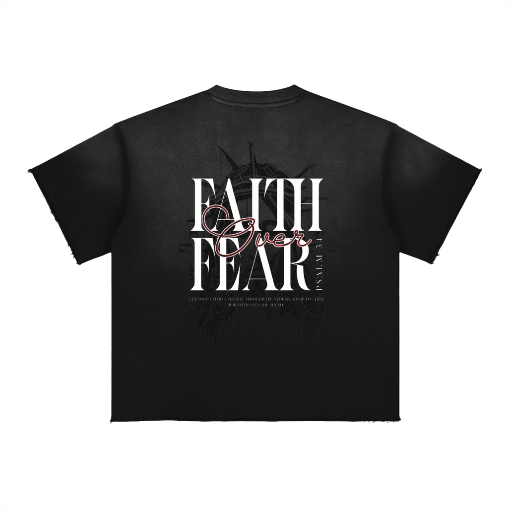 Stlth Faith Over Fear Sun FadeT-Shirt