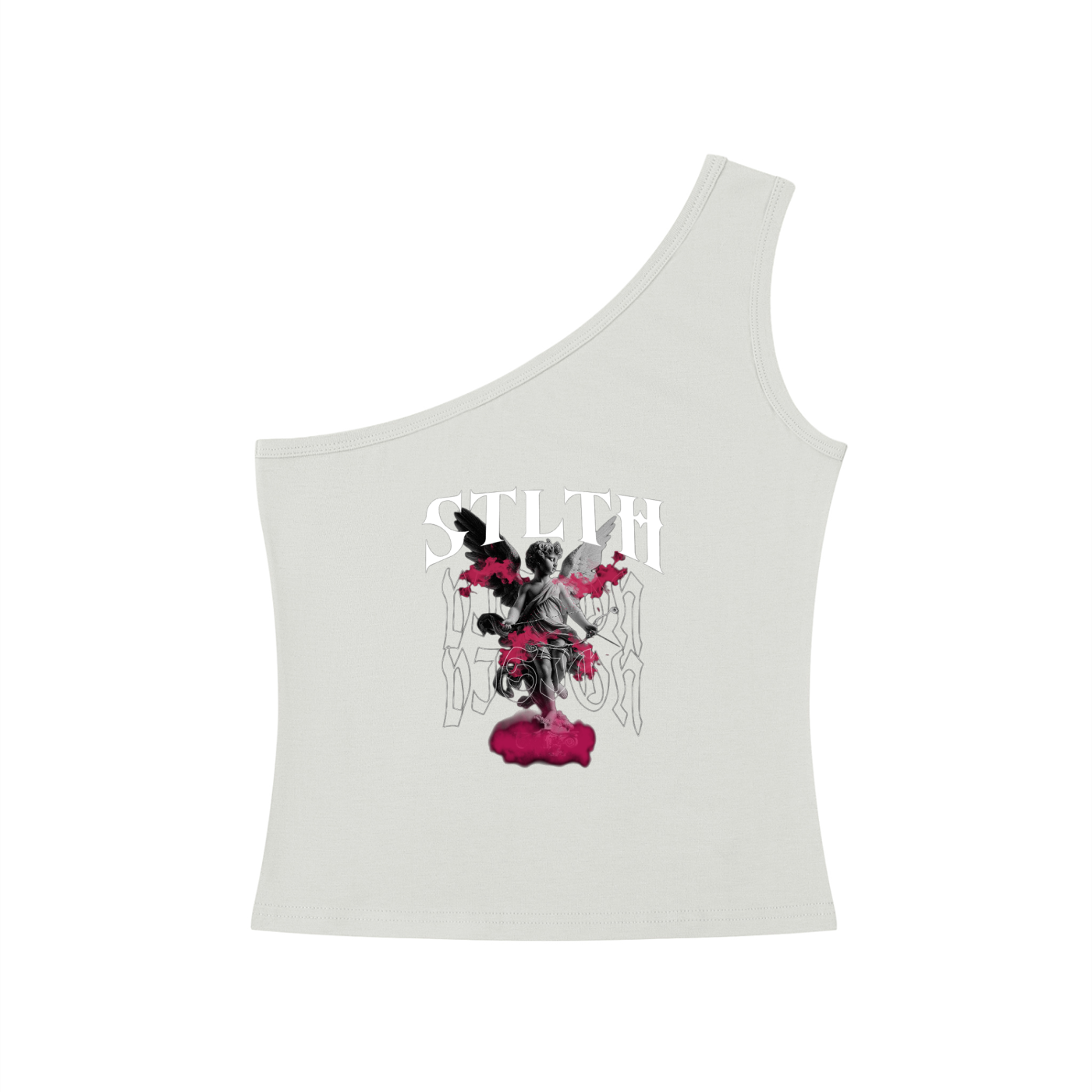 Women's One-Shoulder Crop T-Shirt