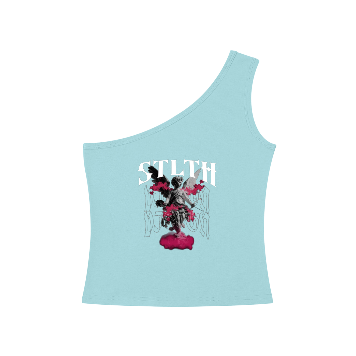 Women's One-Shoulder Crop T-Shirt