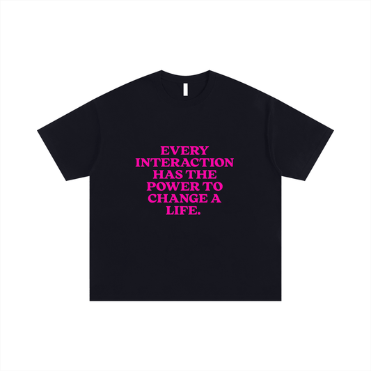 Pink “Reverence” Oversized T-shirt