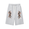 Relaxed Drawstring Three-quarter Sweatpants