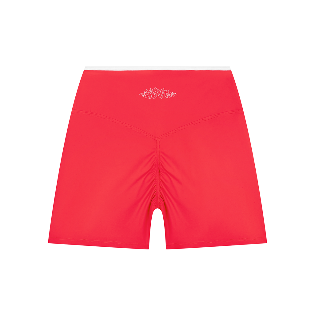 VI Women’s High Rise Color Block Yoga Shorts