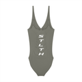 Women’s Full-Zip Ruched Bodysuit
