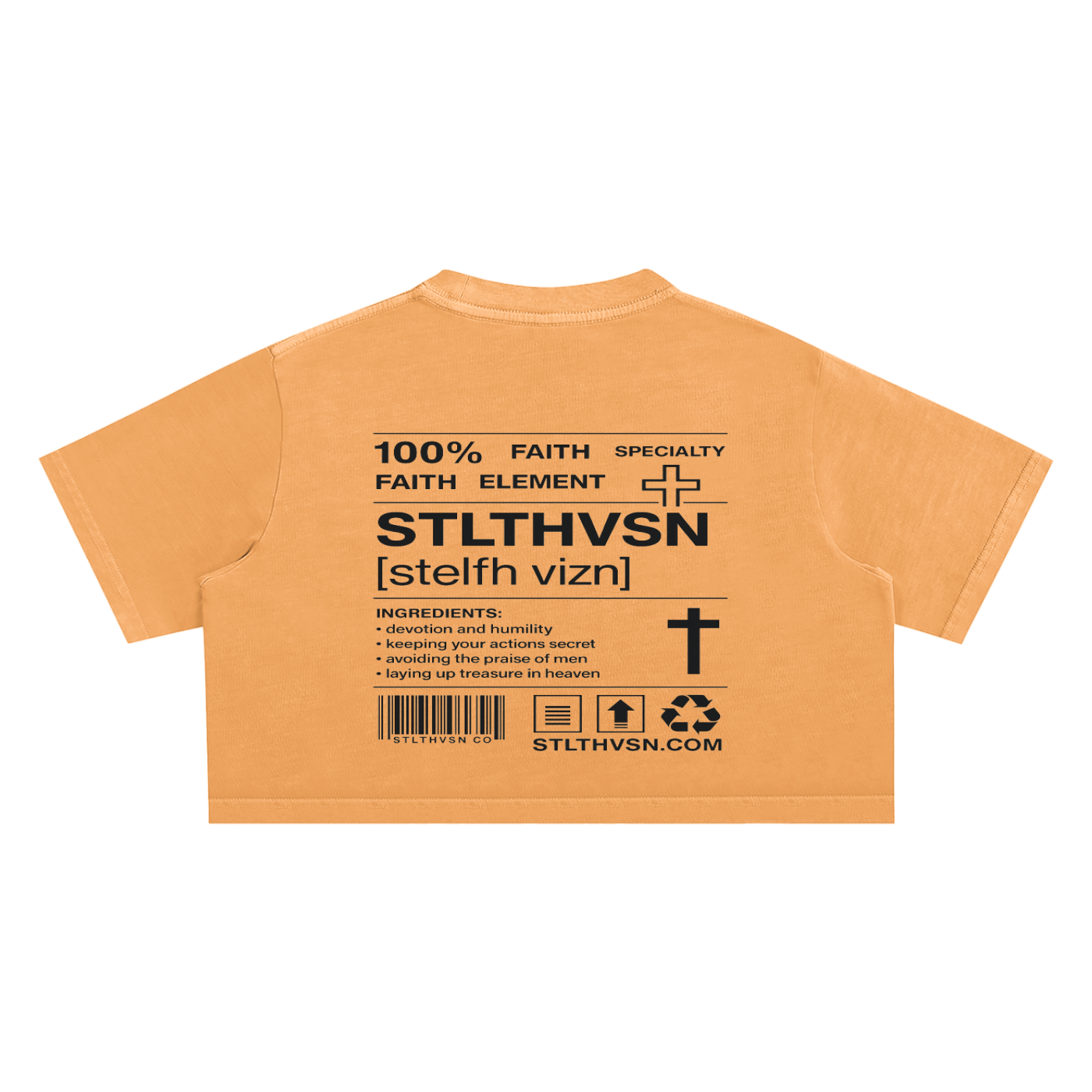 Ingredients Washed Crop Top