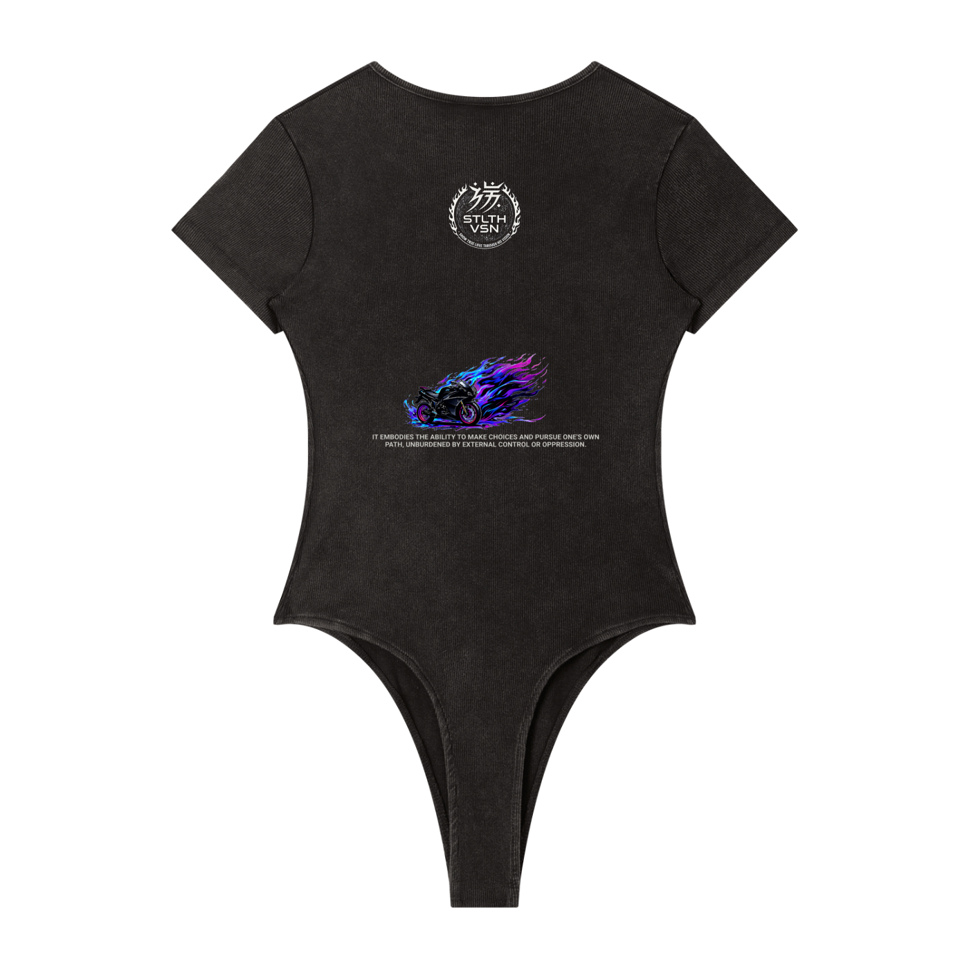 Women's Mineral Wash Crewneck Bodysuit