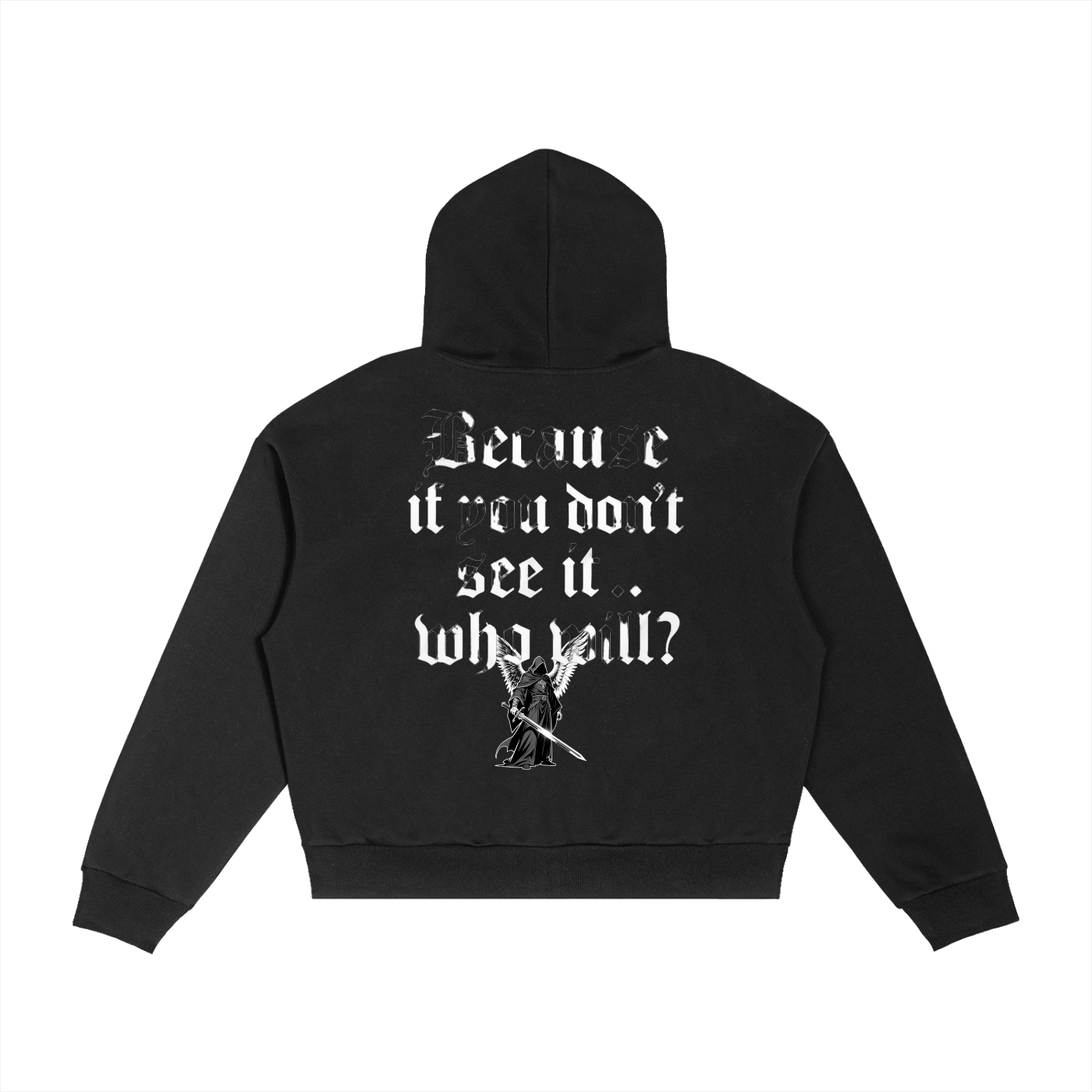 Contrast Plaid Boxy Zip Hoodie