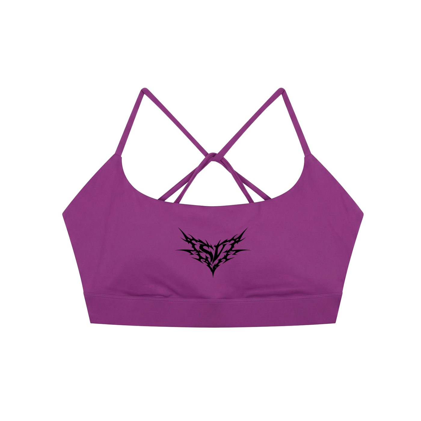 Strappy Criss Cross Yoga Sports Bra