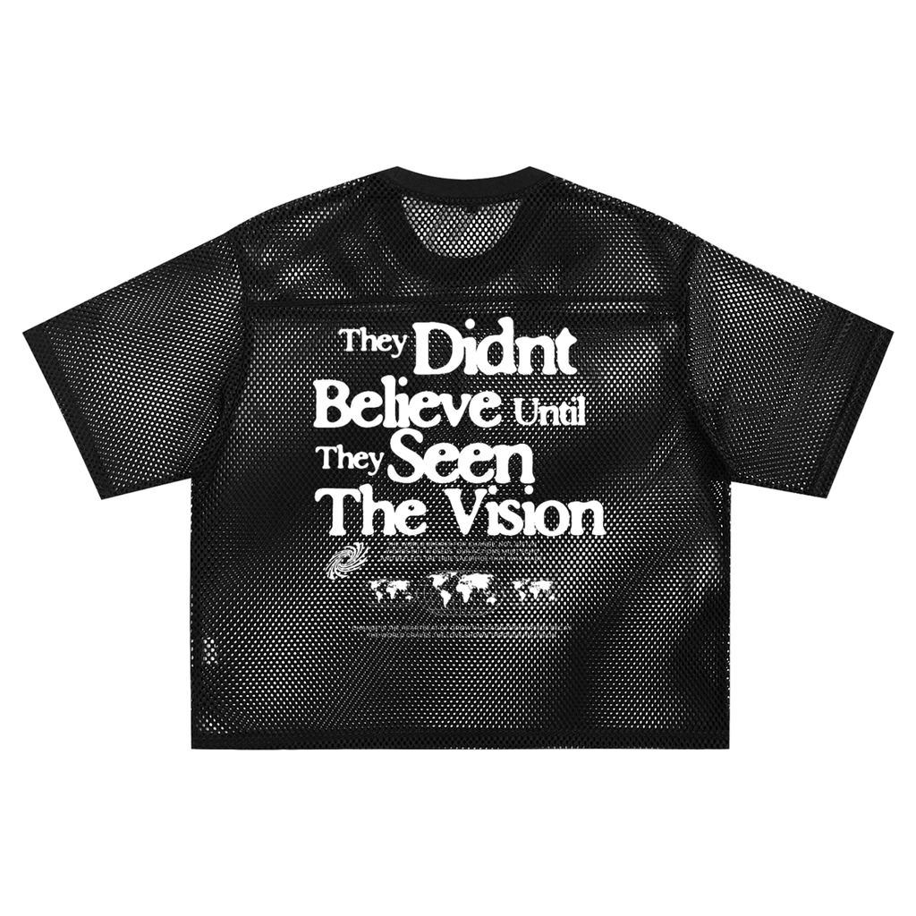 See-through Boxy Net T-shirt