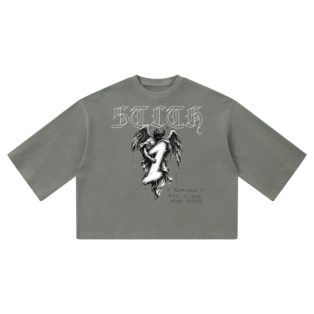Angel 1 Unisex Waffle Boxy T-Shirt