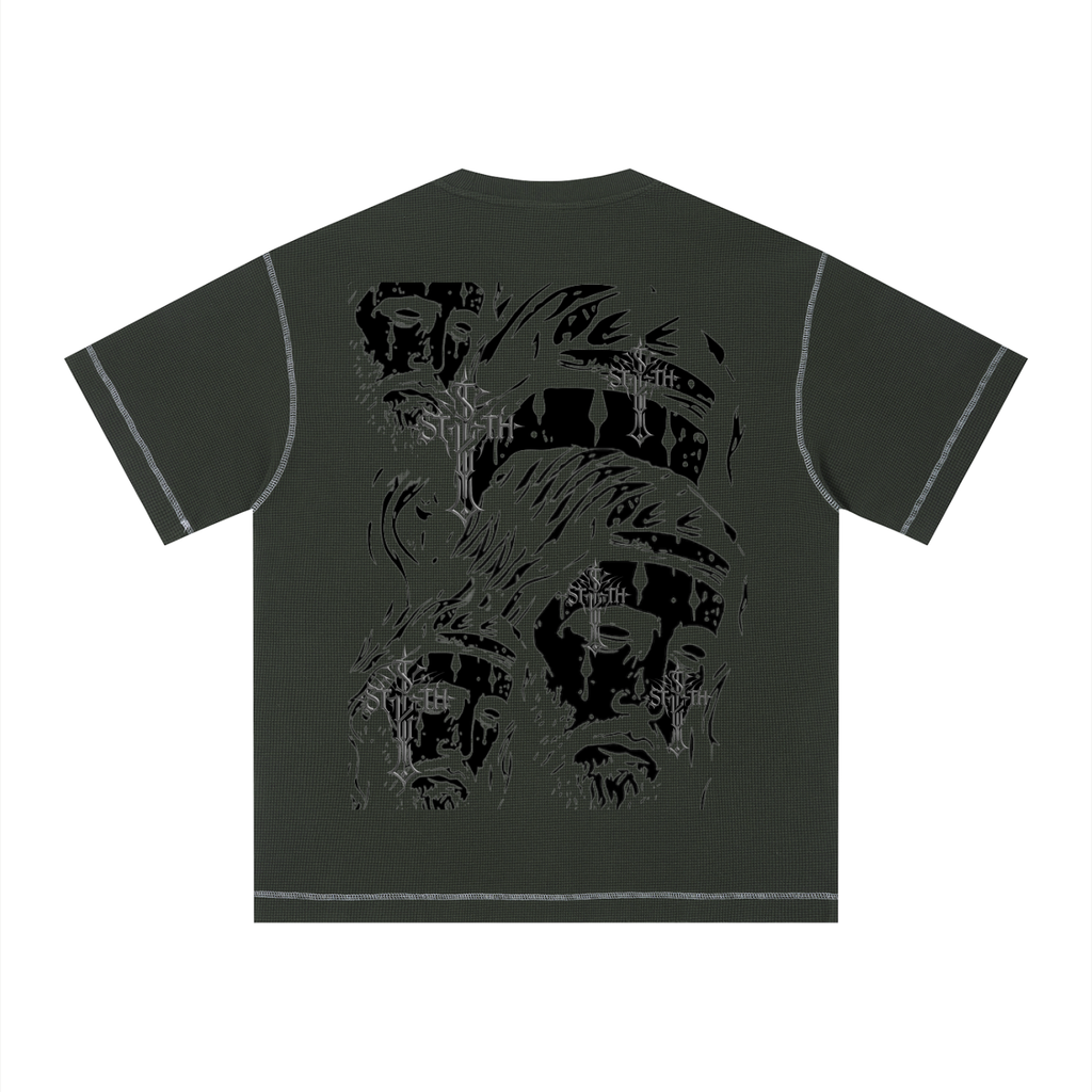 J Sunfade Waffle Boxy T-Shirt