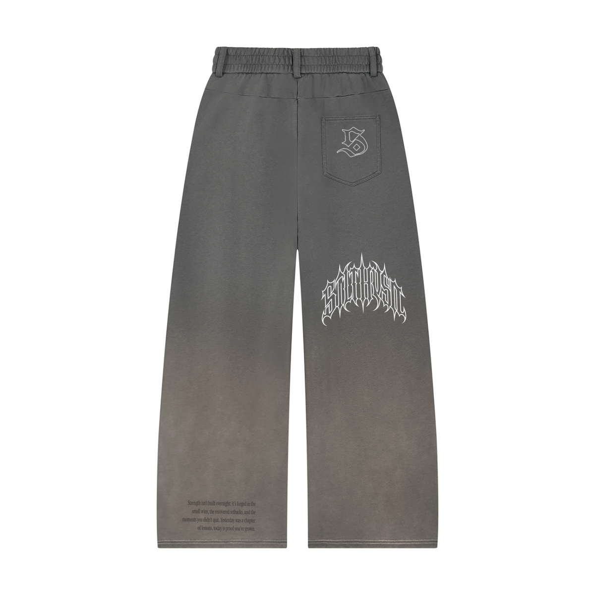 Tranquil  Sunfade Paneled Barrel Leg Sweatpants