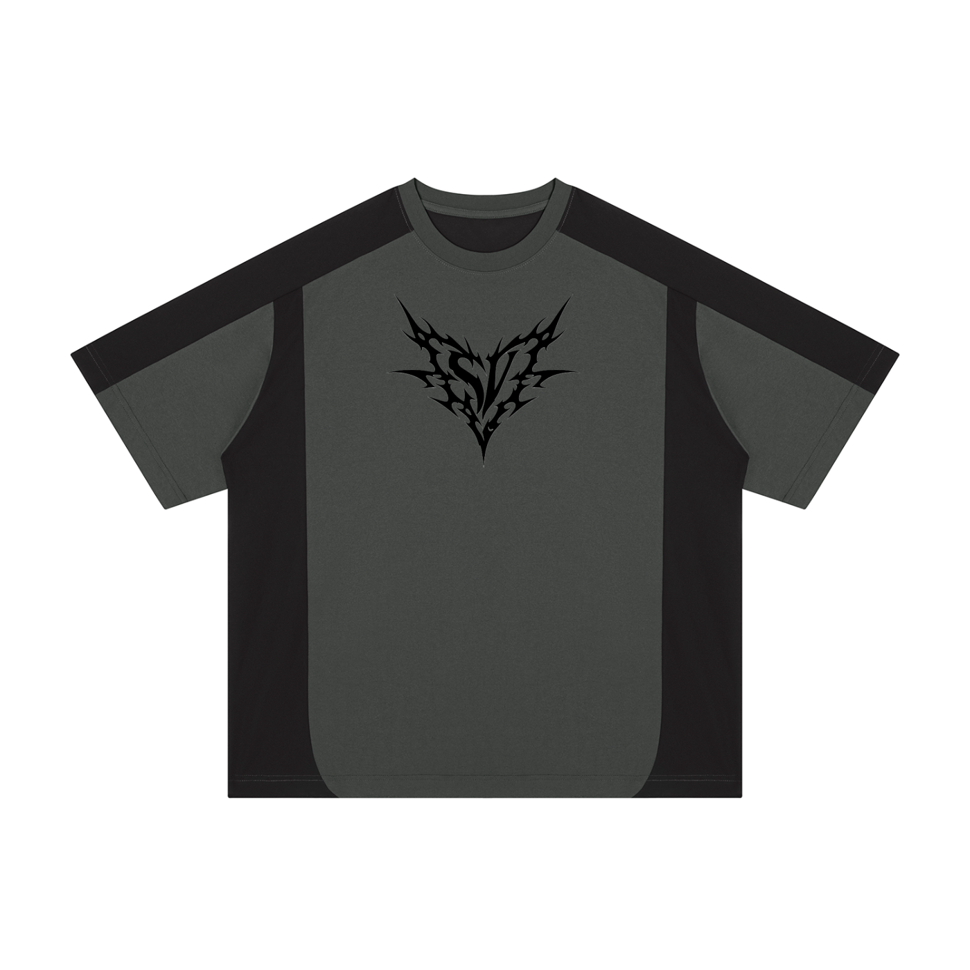 Unisex Color Block Loose T-Shirt