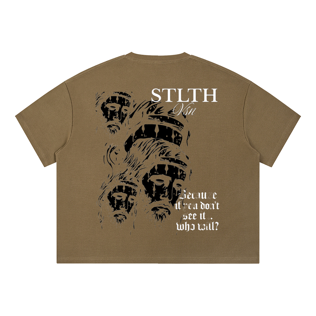Waffle Boxy T-Shirt
