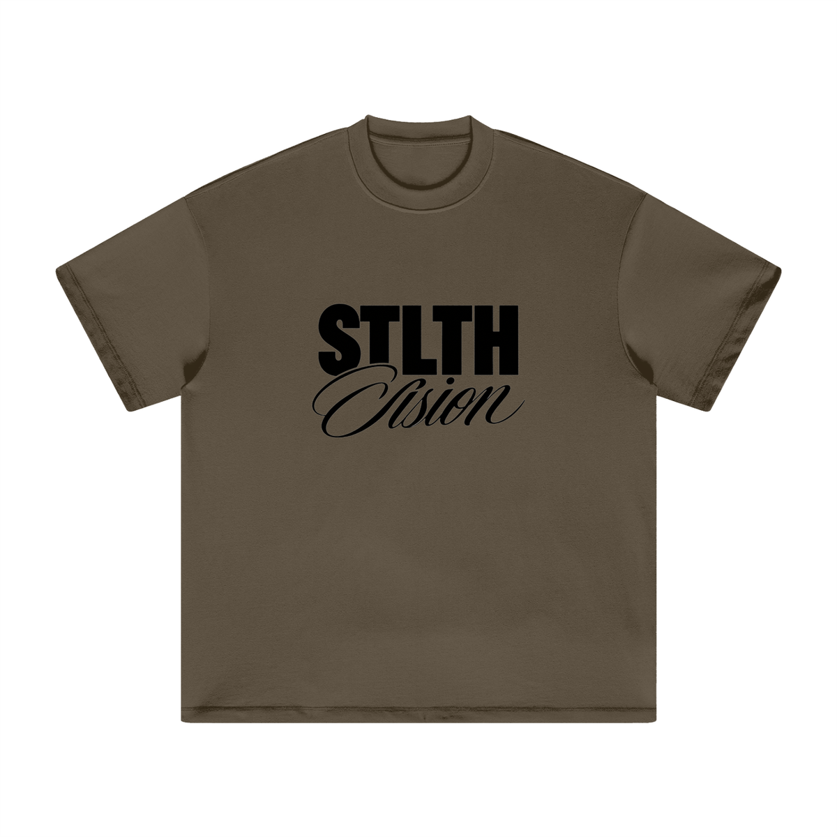 STLTH vision Heavyweight Earth Tone T-Shirt