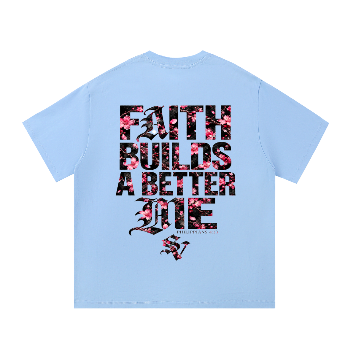 PINK FAITH Cotton T-Shirt