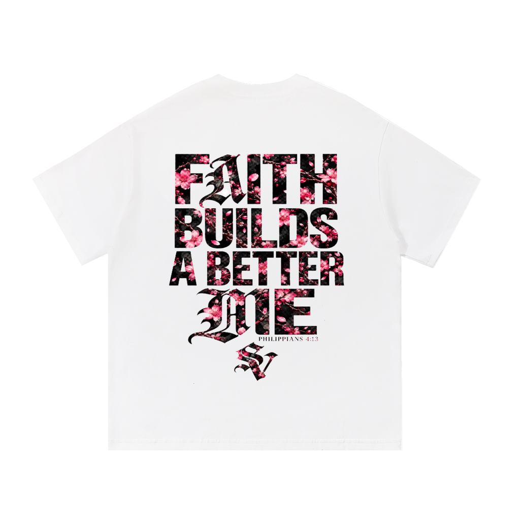 PINK FAITH Cotton T-Shirt