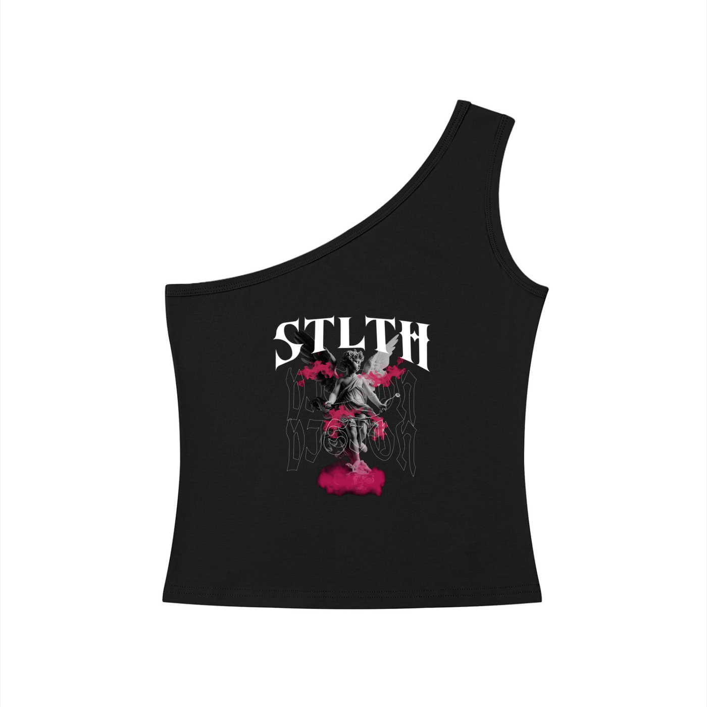 Women's One-Shoulder Crop T-Shirt