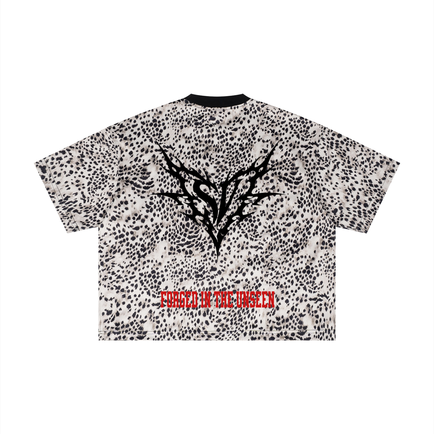 Unisex Leopard Print Boxy T-Shirt