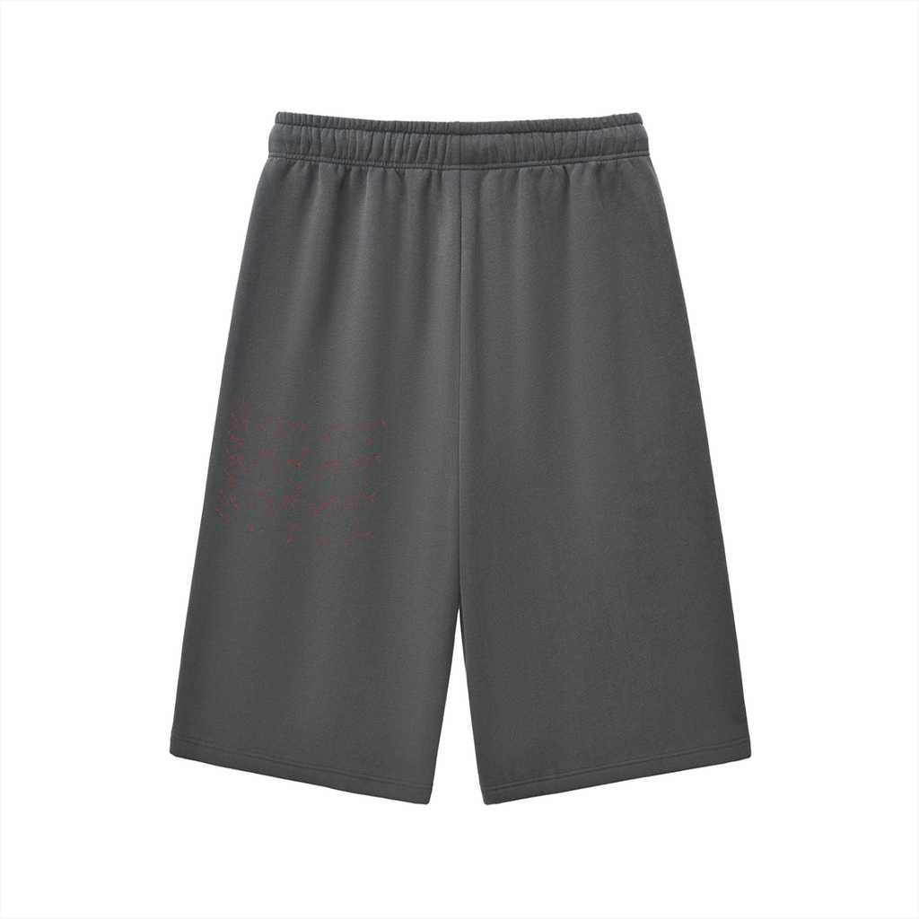 Relaxed Drawstring Three-quarter Sweatpants