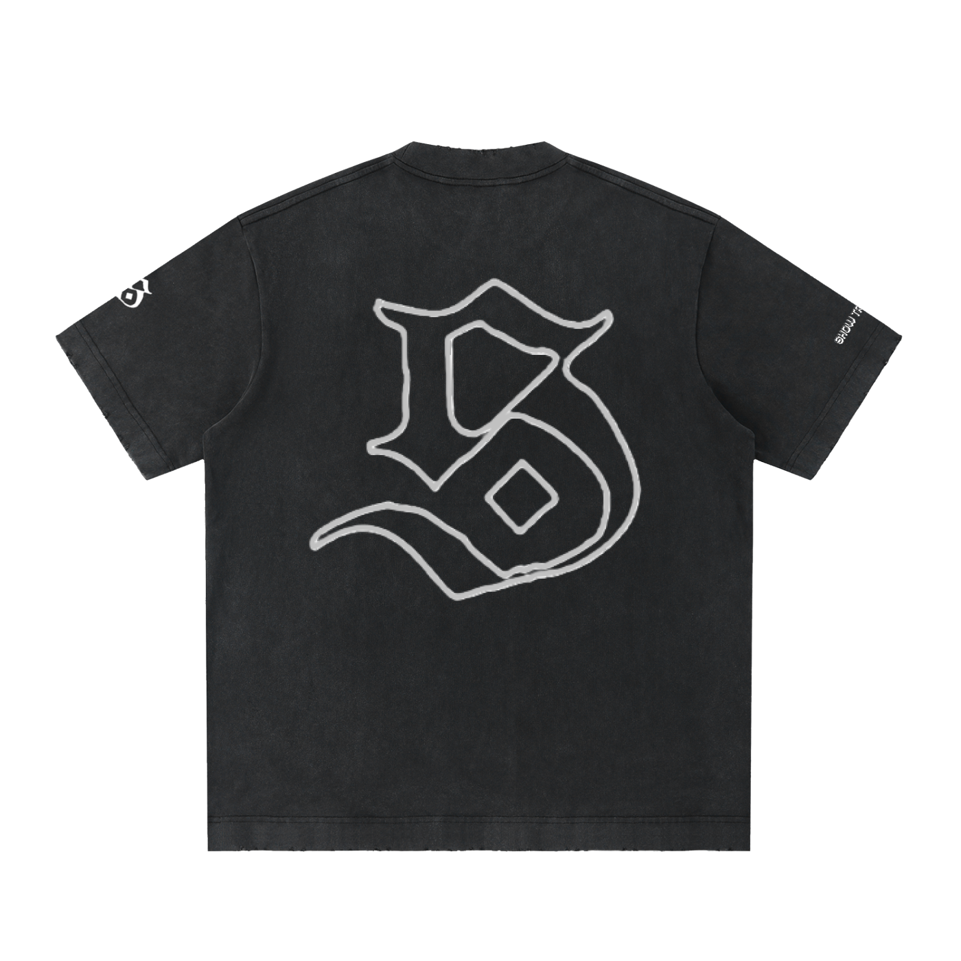 SDE Vintage Washed Frayed T-Shirt