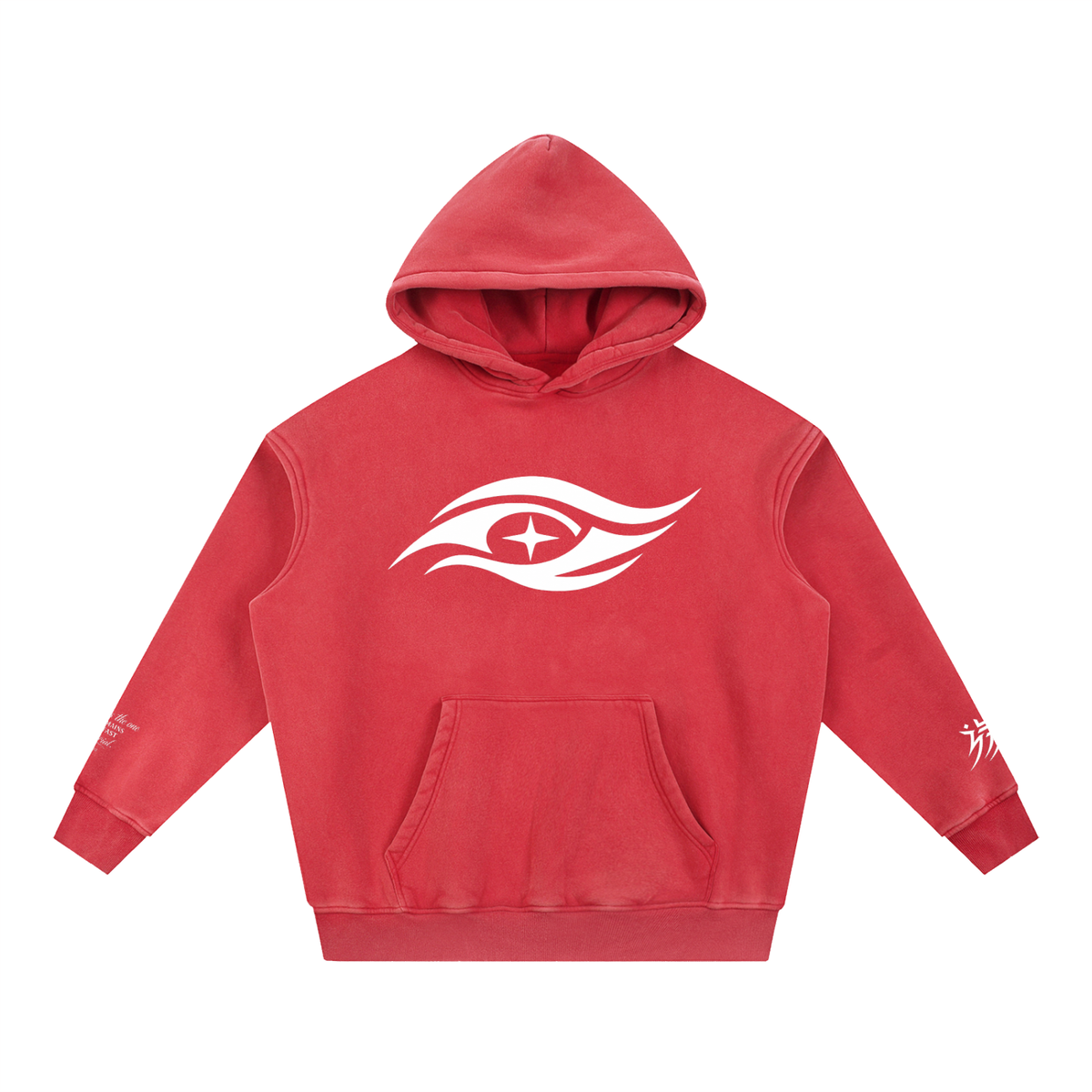 SV27 BLESSED  Snow Wash Fleece Oversize Hoodie