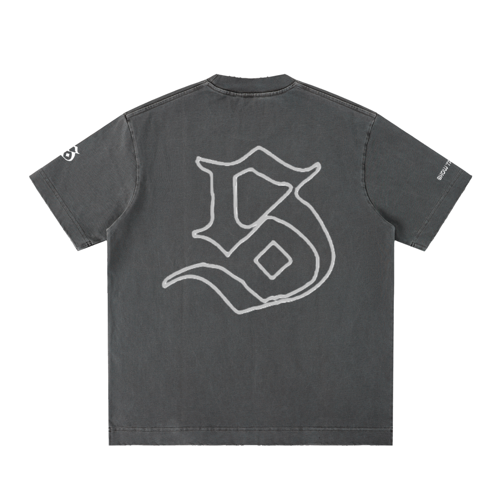 SDE Vintage Washed Frayed T-Shirt