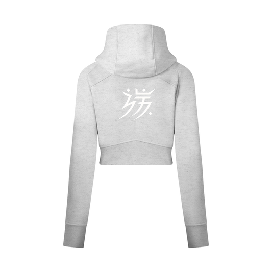 Women’s Cropped STLTH VSN Zip Hoodie Top Set