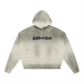 Unisex Sunfade Distressed Boxy Hoodie