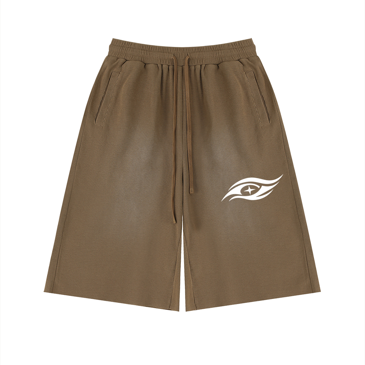 A Eye Raw Edge Shorts