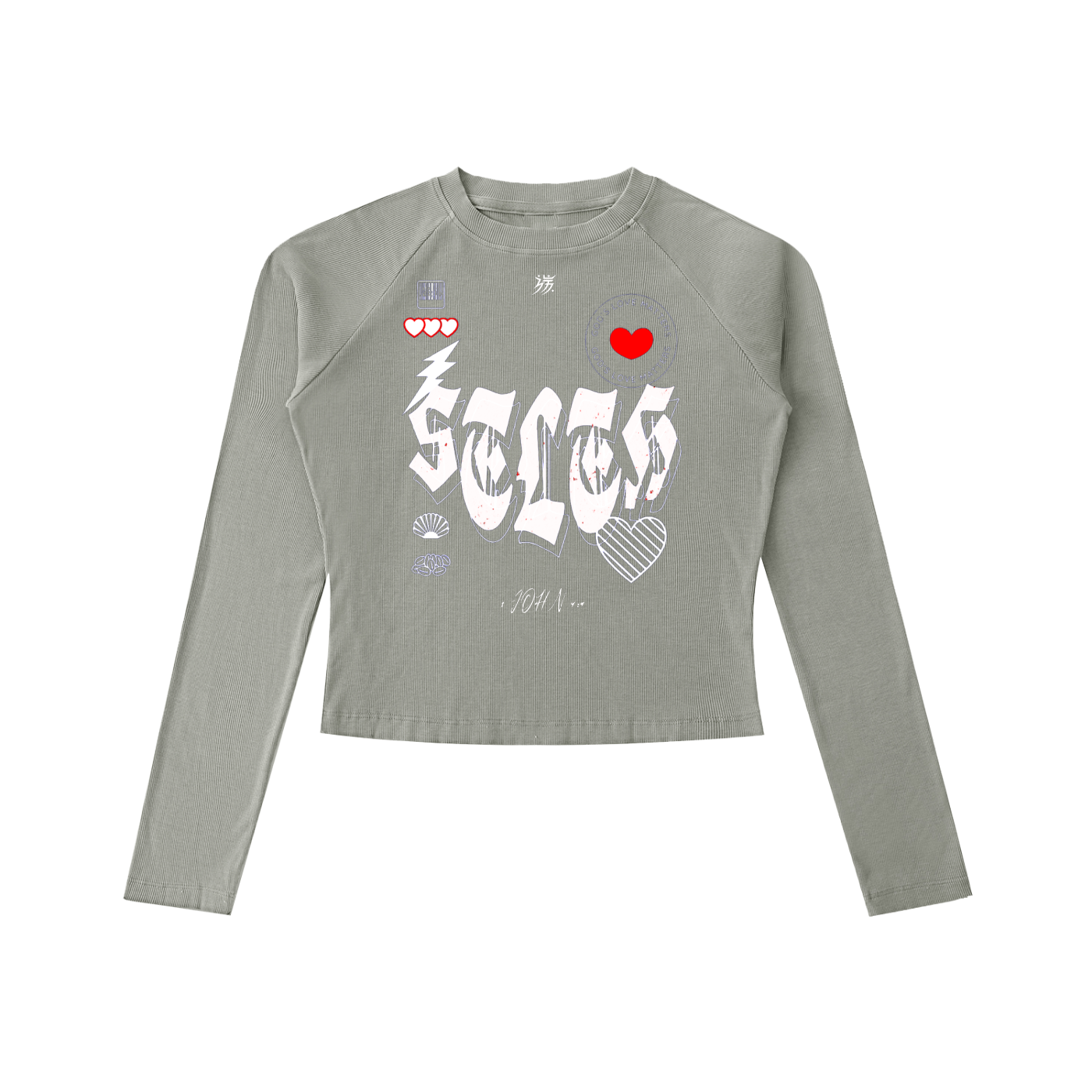 Women’s Love Sleeve Slim T-Shirt