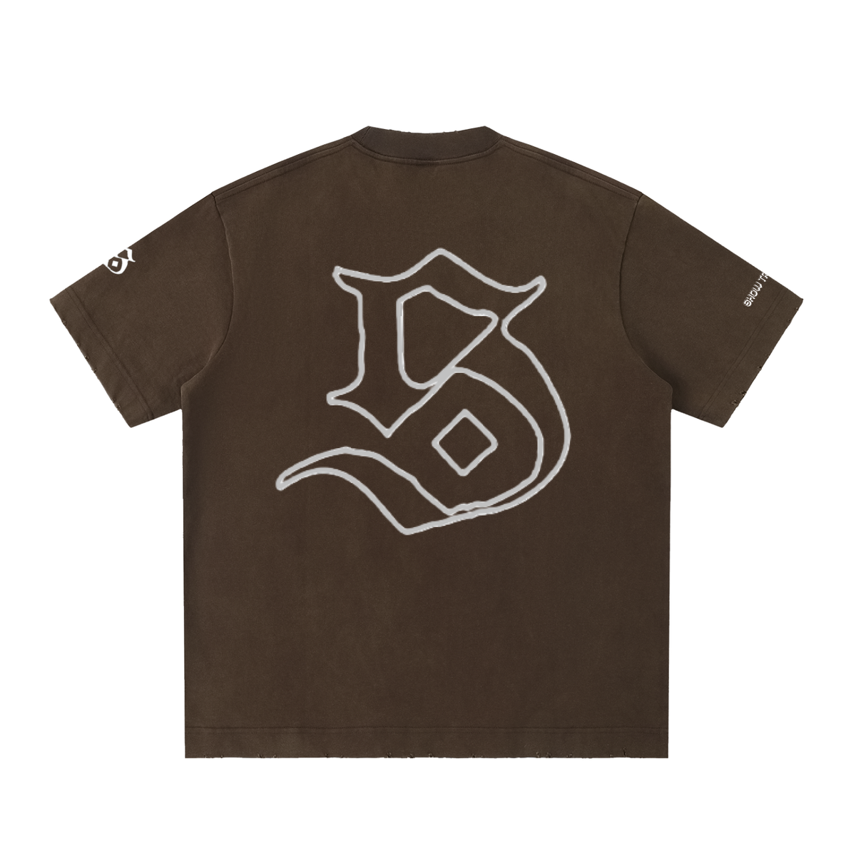 SDE Vintage Washed Frayed T-Shirt