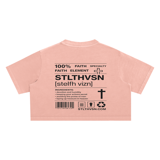 Ingredients Washed Crop Top